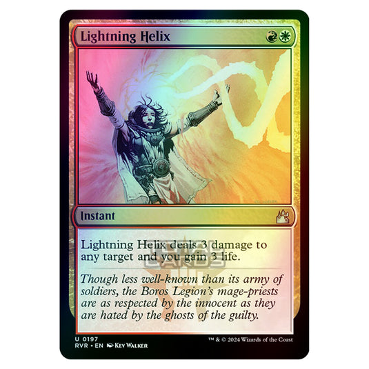 Magic The Gathering - Ravnica Remastered - Lightning Helix - 0197 (Foil)