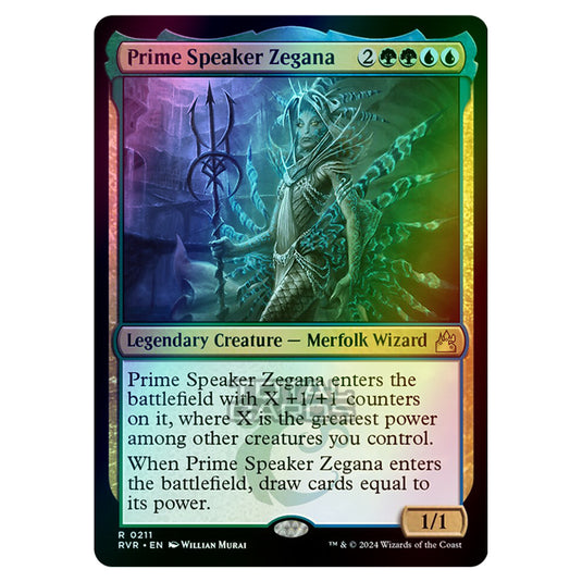 Magic The Gathering - Ravnica Remastered - Prime Speaker Zegana - 0211 (Foil)