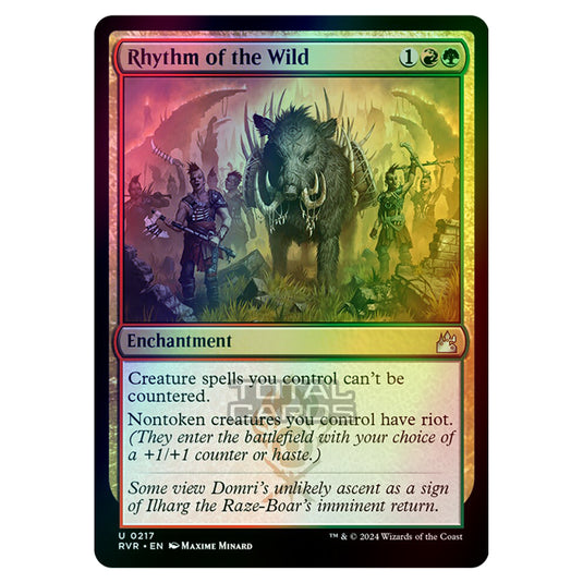 Magic The Gathering - Ravnica Remastered - Rhythm of the Wild - 0217 (Foil)