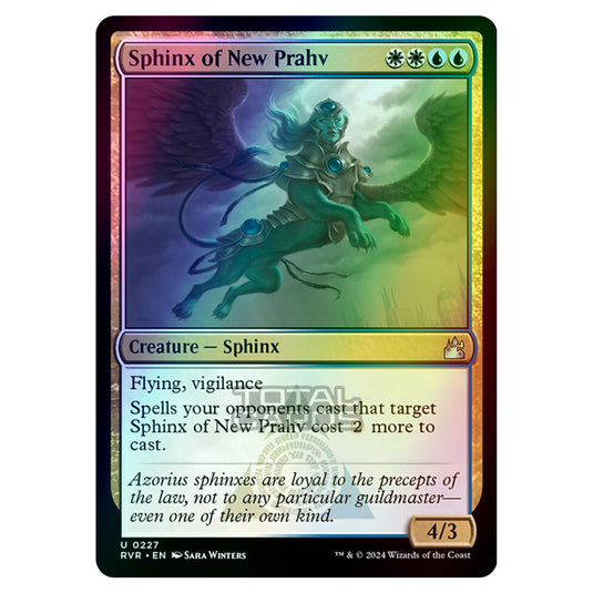 Magic The Gathering - Ravnica Remastered - Sphinx of New Prahv - 0227 (Foil)