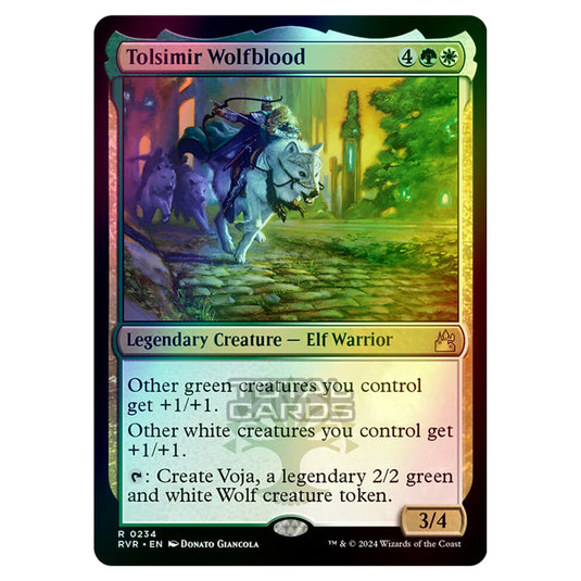 Magic The Gathering - Ravnica Remastered - Tolsimir Wolfblood - 0234 (Foil)