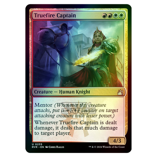 Magic The Gathering - Ravnica Remastered - Truefire Captain - 0235 (Foil)