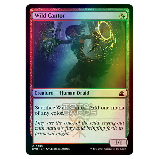 Magic The Gathering - Ravnica Remastered - Wild Cantor - 0239 (Foil)