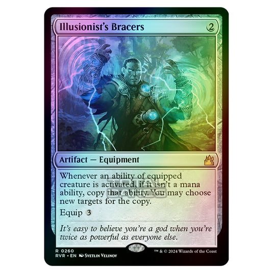 Magic The Gathering - Ravnica Remastered - Illusionist's Bracers - 0260 (Foil)