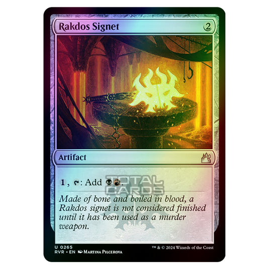 Magic The Gathering - Ravnica Remastered - Rakdos Signet - 0265 (Foil)