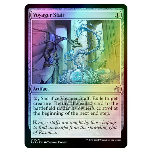 Magic The Gathering - Ravnica Remastered - Voyager Staff - 0271 (Foil)