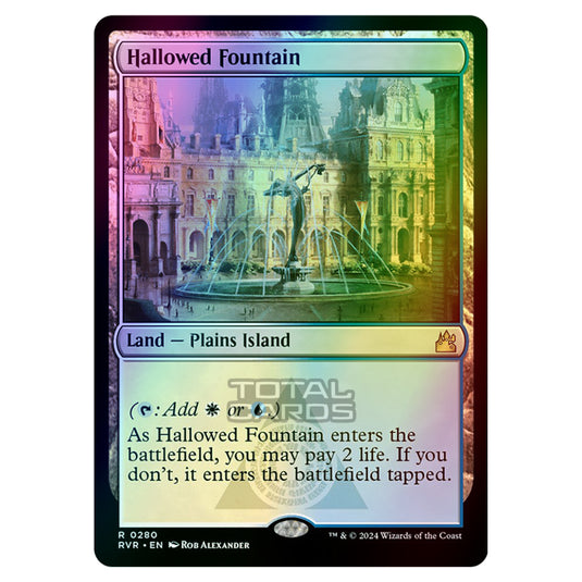 Magic The Gathering - Ravnica Remastered - Hallowed Fountain - 0280 (Foil)