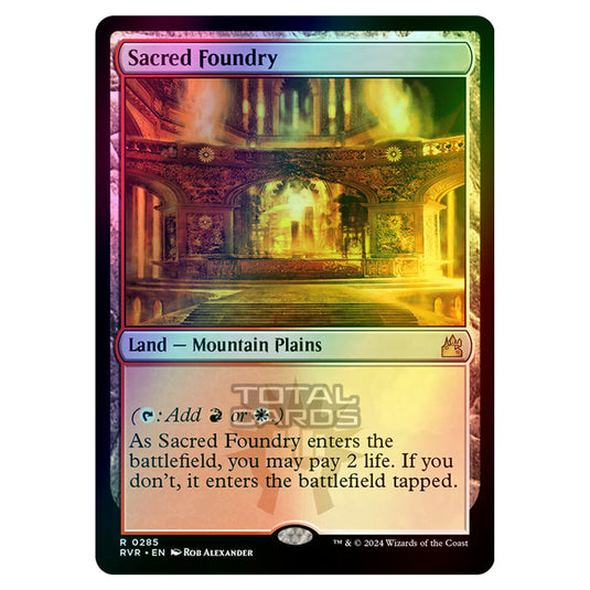 Magic The Gathering - Ravnica Remastered - Sacred Foundry - 0285 (Foil)