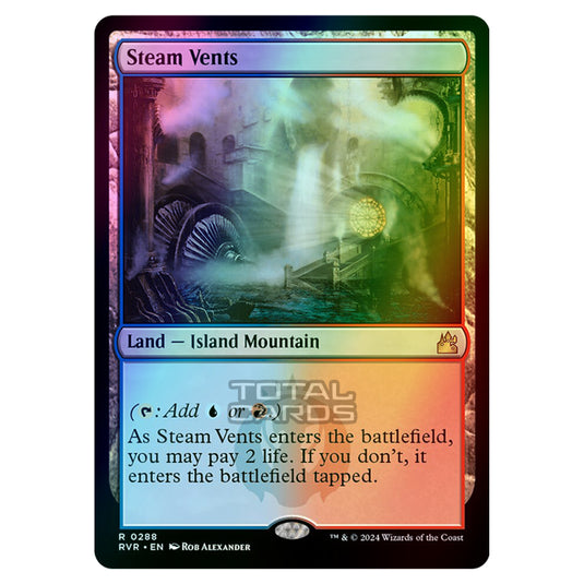 Magic The Gathering - Ravnica Remastered - Steam Vents - 0288 (Foil)