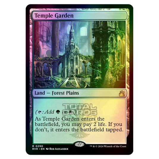 Magic The Gathering - Ravnica Remastered - Temple Garden - 0290 (Foil)