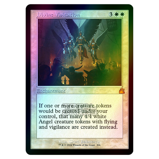 Magic The Gathering - Ravnica Remastered - Divine Visitation - 0306 (Foil)