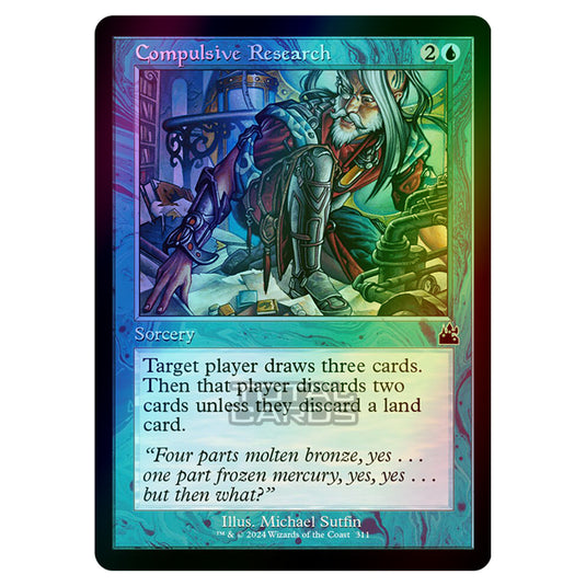 Magic The Gathering - Ravnica Remastered - Compulsive Research - 0311 (Foil)