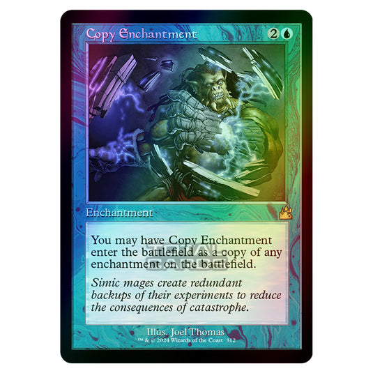 Magic The Gathering - Ravnica Remastered - Copy Enchantment - 0312 (Foil)