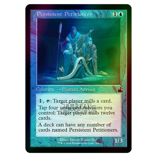 Magic The Gathering - Ravnica Remastered - Persistent Petitioners - 0316 (Foil)