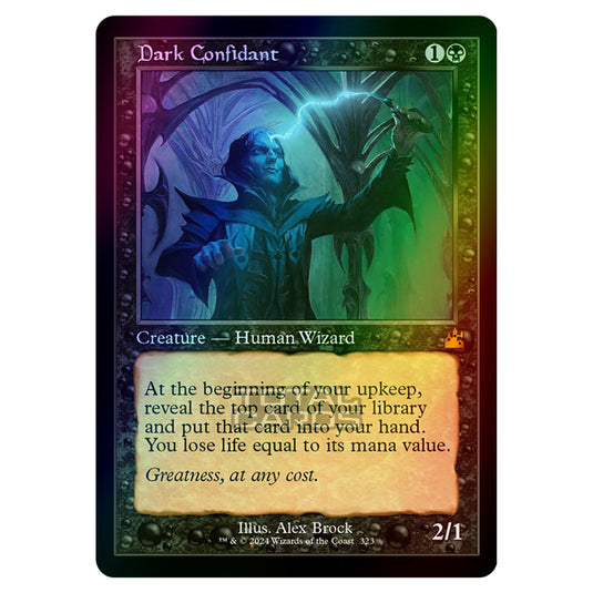 Magic The Gathering - Ravnica Remastered - Dark Confidant - 0323 (Foil)