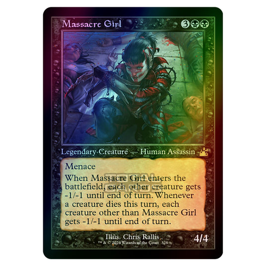 Magic The Gathering - Ravnica Remastered - Massacre Girl - 0328 (Foil)