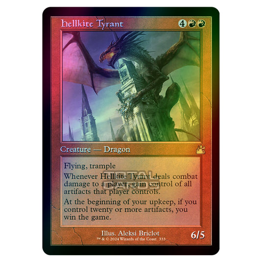 Magic The Gathering - Ravnica Remastered - Hellkite Tyrant - 0333 (Foil)