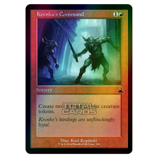 Magic The Gathering - Ravnica Remastered - Krenko's Command - 0336 (Foil)