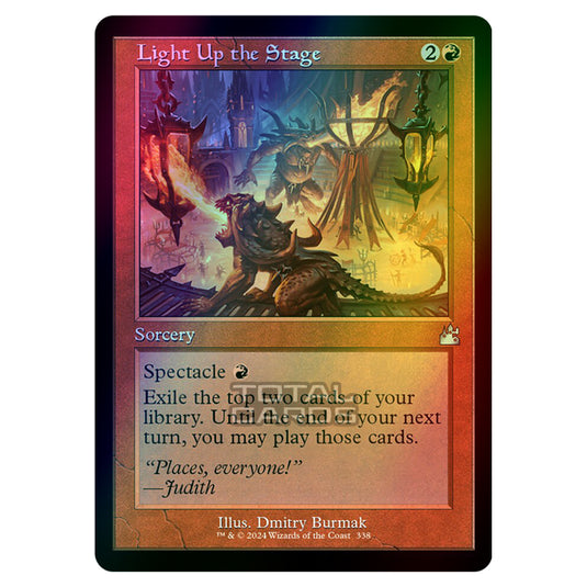 Magic The Gathering - Ravnica Remastered - Light Up the Stage - 0338 (Foil)