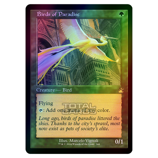 Magic The Gathering - Ravnica Remastered - Birds of Paradise - 0344 (Foil)