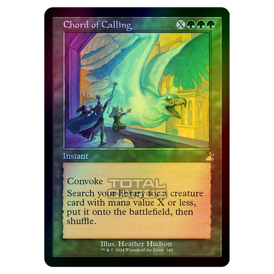 Magic The Gathering - Ravnica Remastered - Chord of Calling - 0345 (Foil)