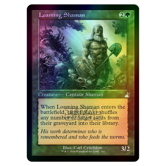 Magic The Gathering - Ravnica Remastered - Loaming Shaman - 0351 (Foil)