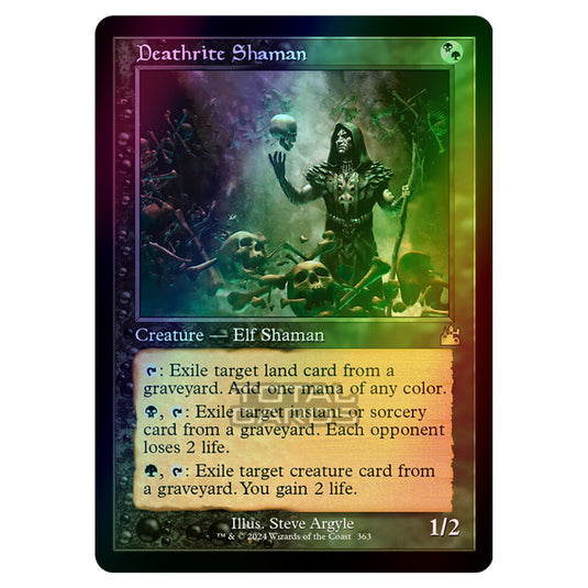 Magic The Gathering - Ravnica Remastered - Deathrite Shaman - 0363 (Foil)