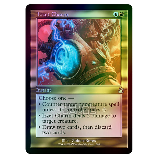 Magic The Gathering - Ravnica Remastered - Izzet Charm - 0368 (Foil) Magic The Gathering - Ravnica Remastered - Izzet Charm - 0368 (Foil)