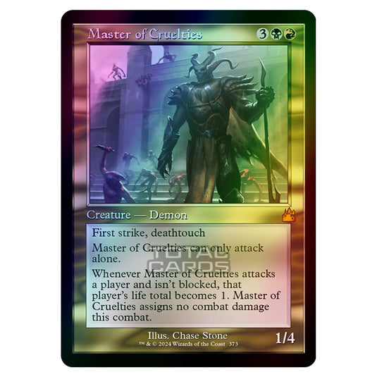 Magic The Gathering - Ravnica Remastered - Master of Cruelties - 0373 (Foil)