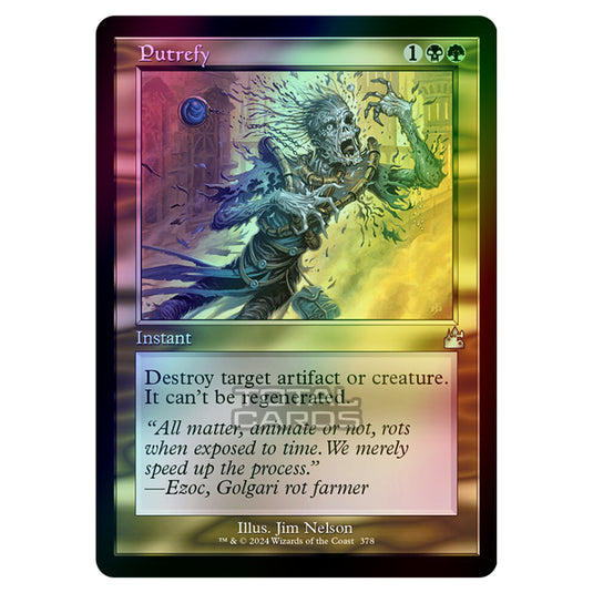 Magic The Gathering - Ravnica Remastered - Putrefy - 0378 (Foil)