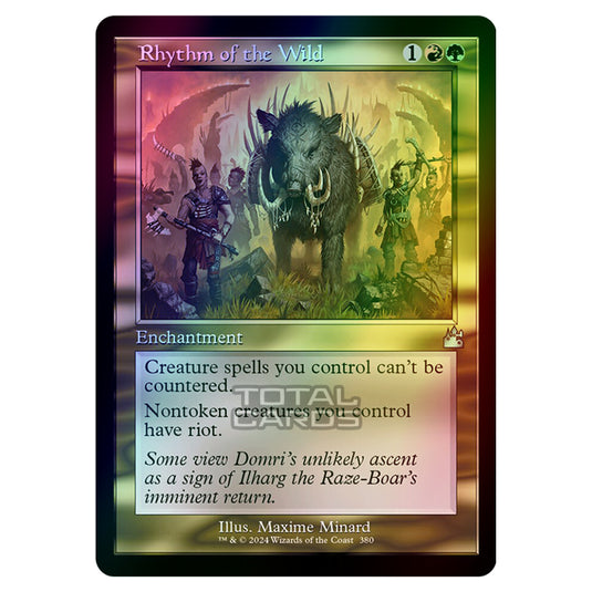 Magic The Gathering - Ravnica Remastered - Rhythm of the Wild - 0380 (Foil)