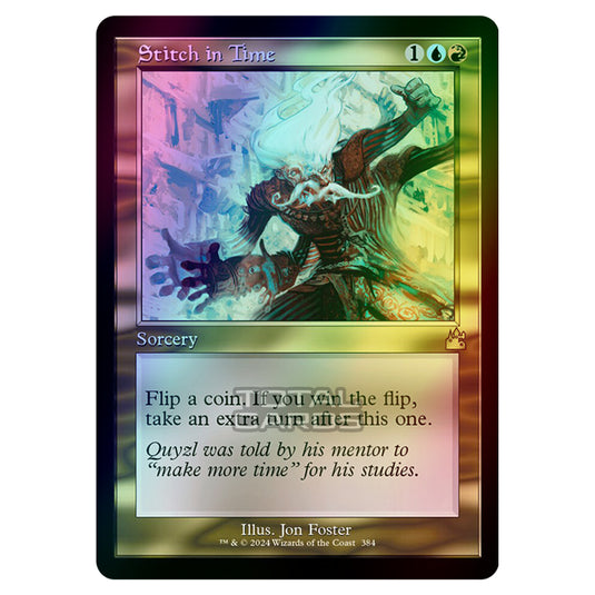 Magic The Gathering - Ravnica Remastered - Stitch in Time - 0384 (Foil)