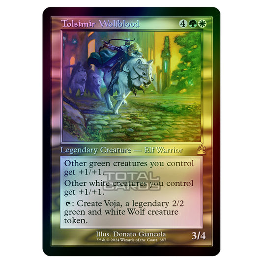 Magic The Gathering - Ravnica Remastered - Tolsimir Wolfblood - 0387 (Foil)