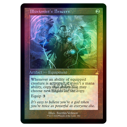 Magic The Gathering - Ravnica Remastered - Illusionist's Bracers - 0392 (Foil)