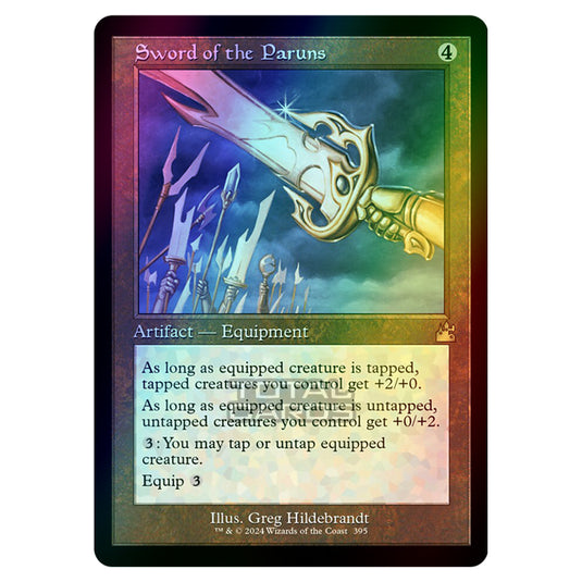 Magic The Gathering - Ravnica Remastered - Sword of the Paruns - 0395 (Foil)