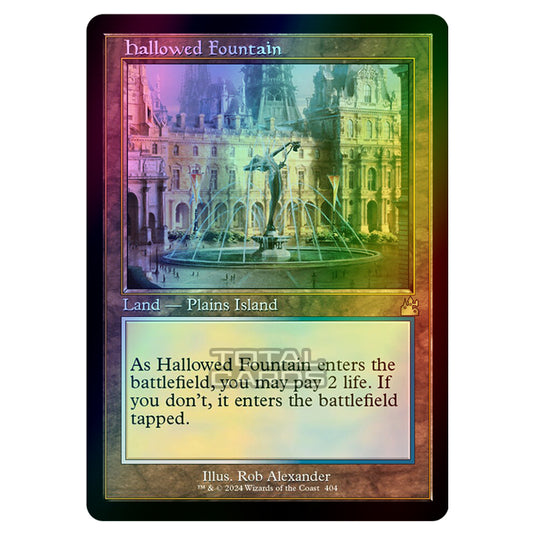 Magic The Gathering - Ravnica Remastered - Hallowed Fountain - 0404 (Foil)