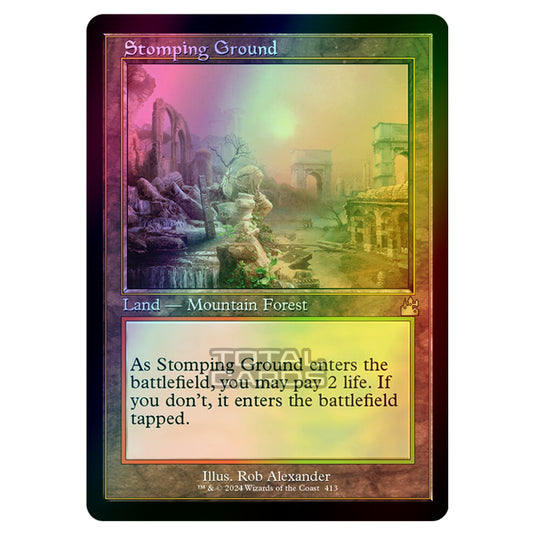 Magic The Gathering - Ravnica Remastered - Stomping Ground - 0413 (Foil)