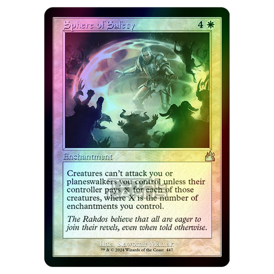 Magic The Gathering - Ravnica Remastered - Sphere of Safety - 0447 (Foil)