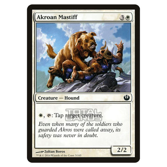 Magic the Gathering - Journey into Nyx - Akroan Mastiff - 3/165