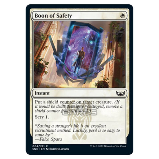 Magic The Gathering - Streets of New Capenna - Boon of Safety - 4/281