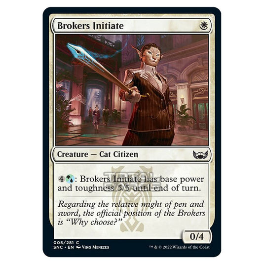 Magic The Gathering - Streets of New Capenna - Brokers Initiate - 5/281
