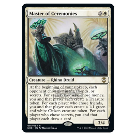 Magic The Gathering - Streets of New Capenna - Master of Ceremonies - 18/93