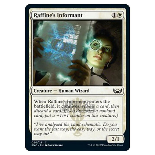 Magic The Gathering - Streets of New Capenna - Raffine's Informant - 26/281