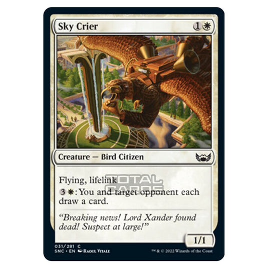 Magic The Gathering - Streets of New Capenna - Sky Crier - 31/281