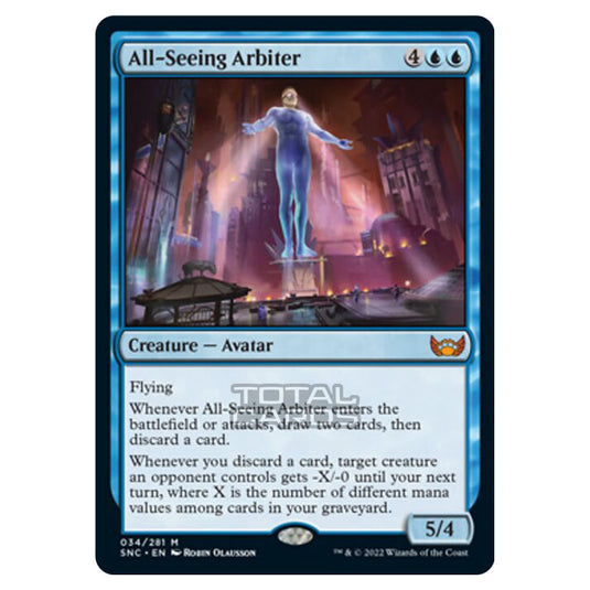 Magic The Gathering - Streets of New Capenna - All-Seeing Arbiter - 34/281