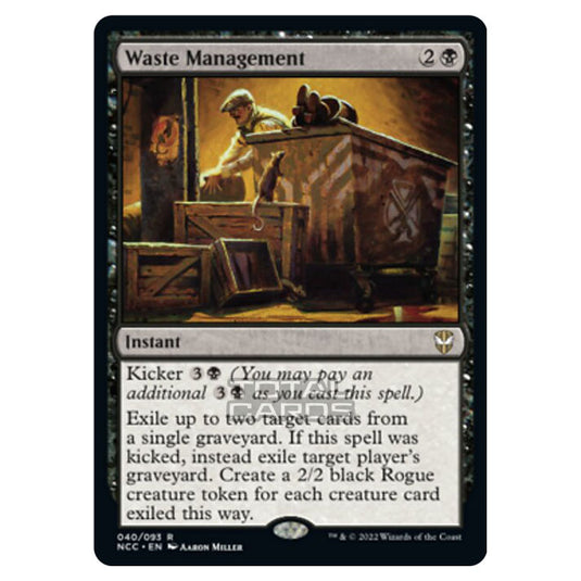 Magic The Gathering - Streets of New Capenna - Waste Management - 40/93