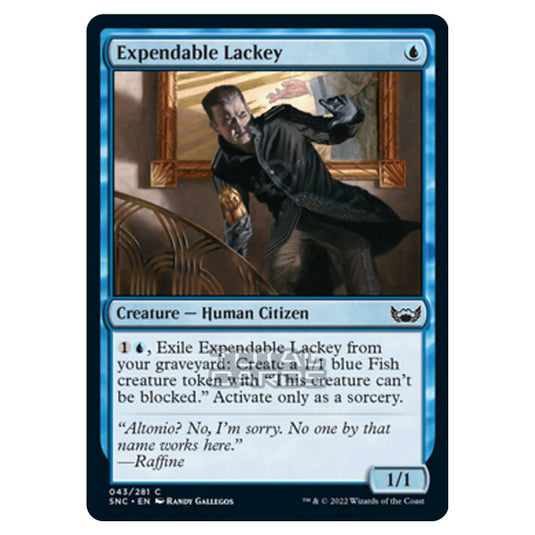 Magic The Gathering - Streets of New Capenna - Expendable Lackey - 43/281