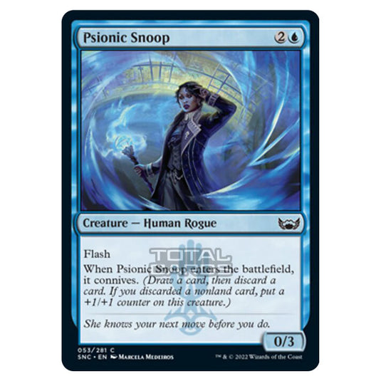 Magic The Gathering - Streets of New Capenna - Psionic Snoop - 53/281