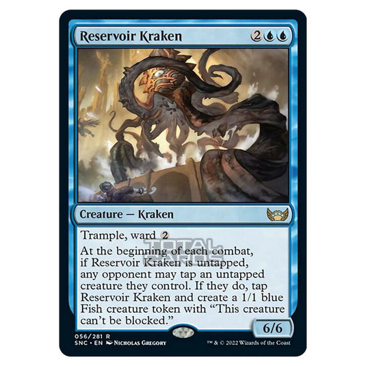 Magic The Gathering - Streets of New Capenna - Reservoir Kraken - 56/281