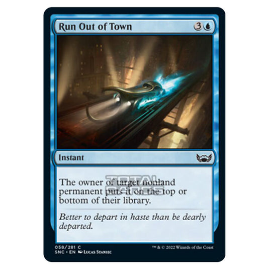 Magic The Gathering - Streets of New Capenna - Run Out of Town - 58/281